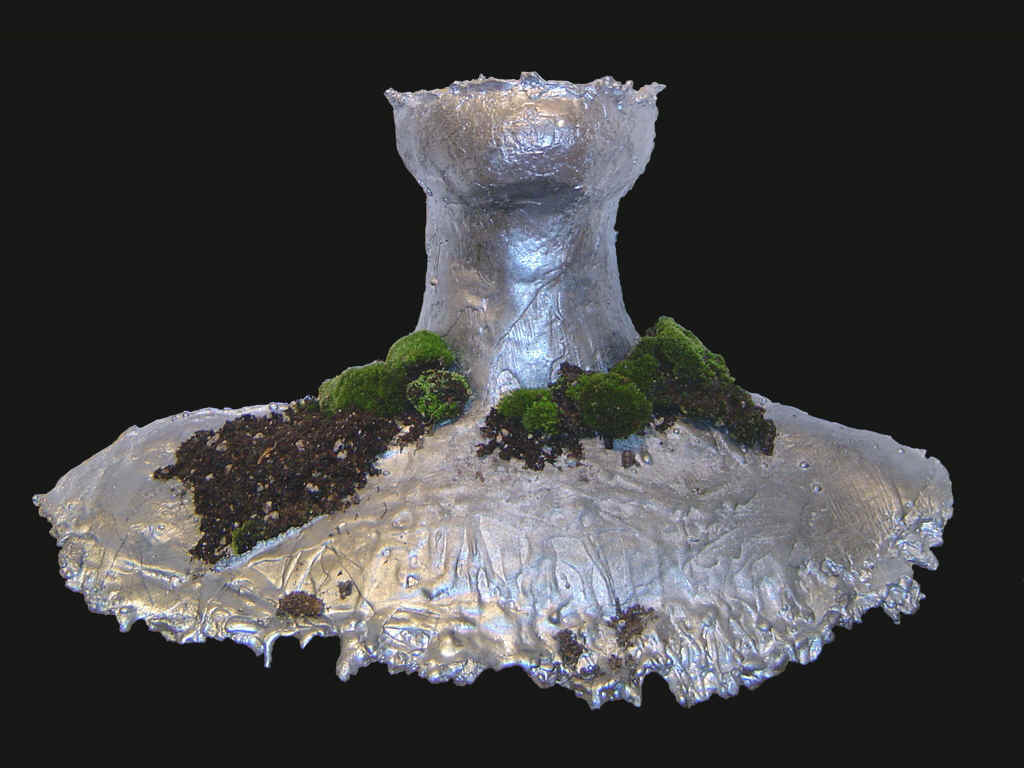 The Conversation &mdash; Lost Wax Casting, Wood, Found Objects, image 2, by Jerri Castillo
